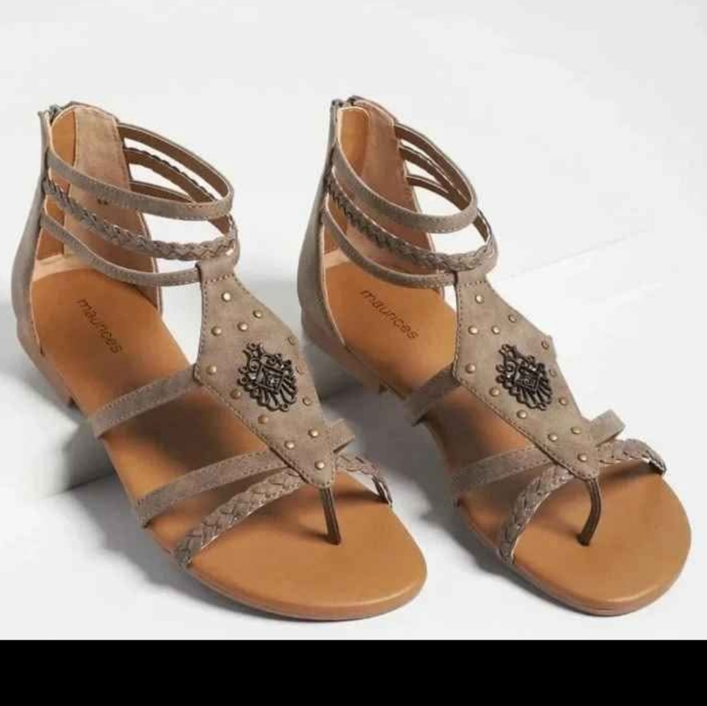 Maurices Tan Strappy Sandals